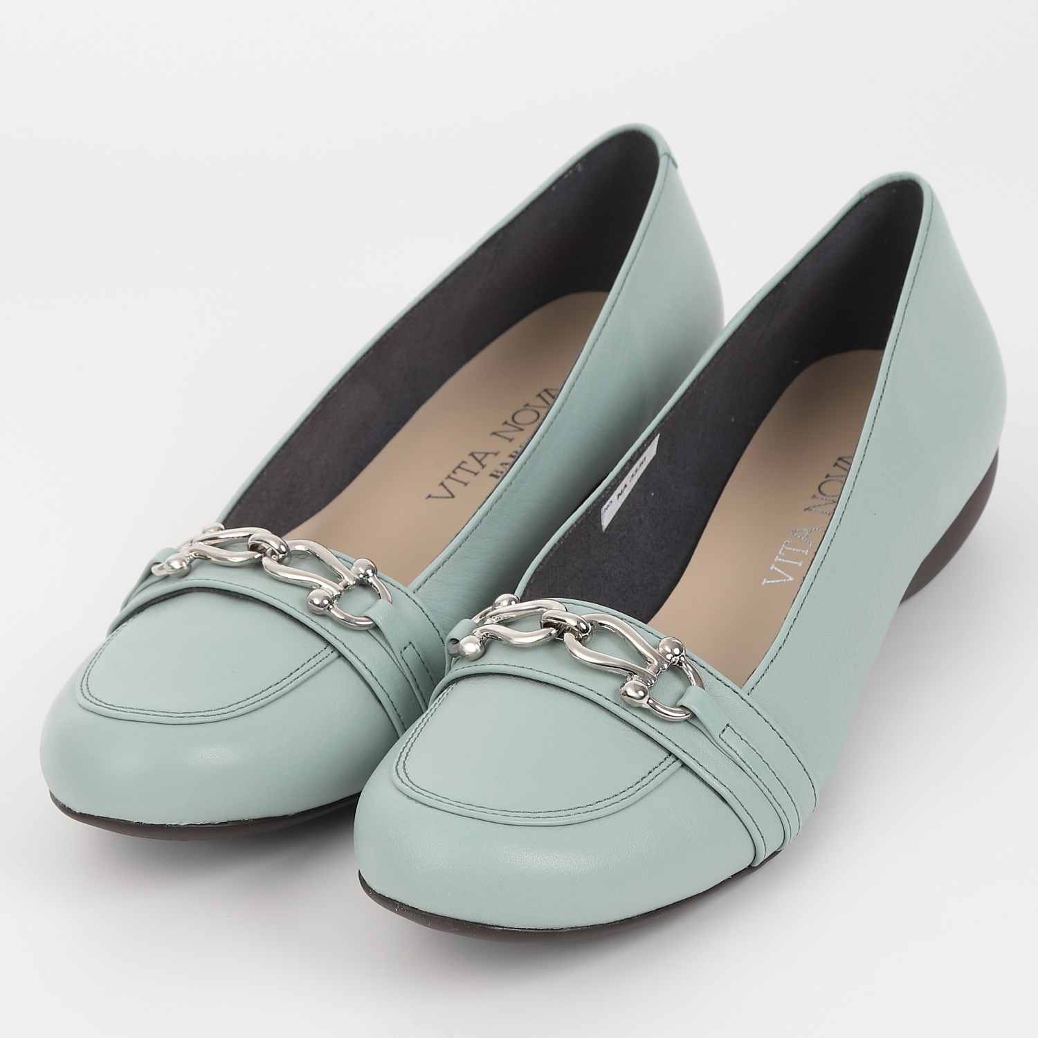 OUTLET】VITA NOVA（ヴィタノヴァ）ラウンドモカバレエシューズ ミント