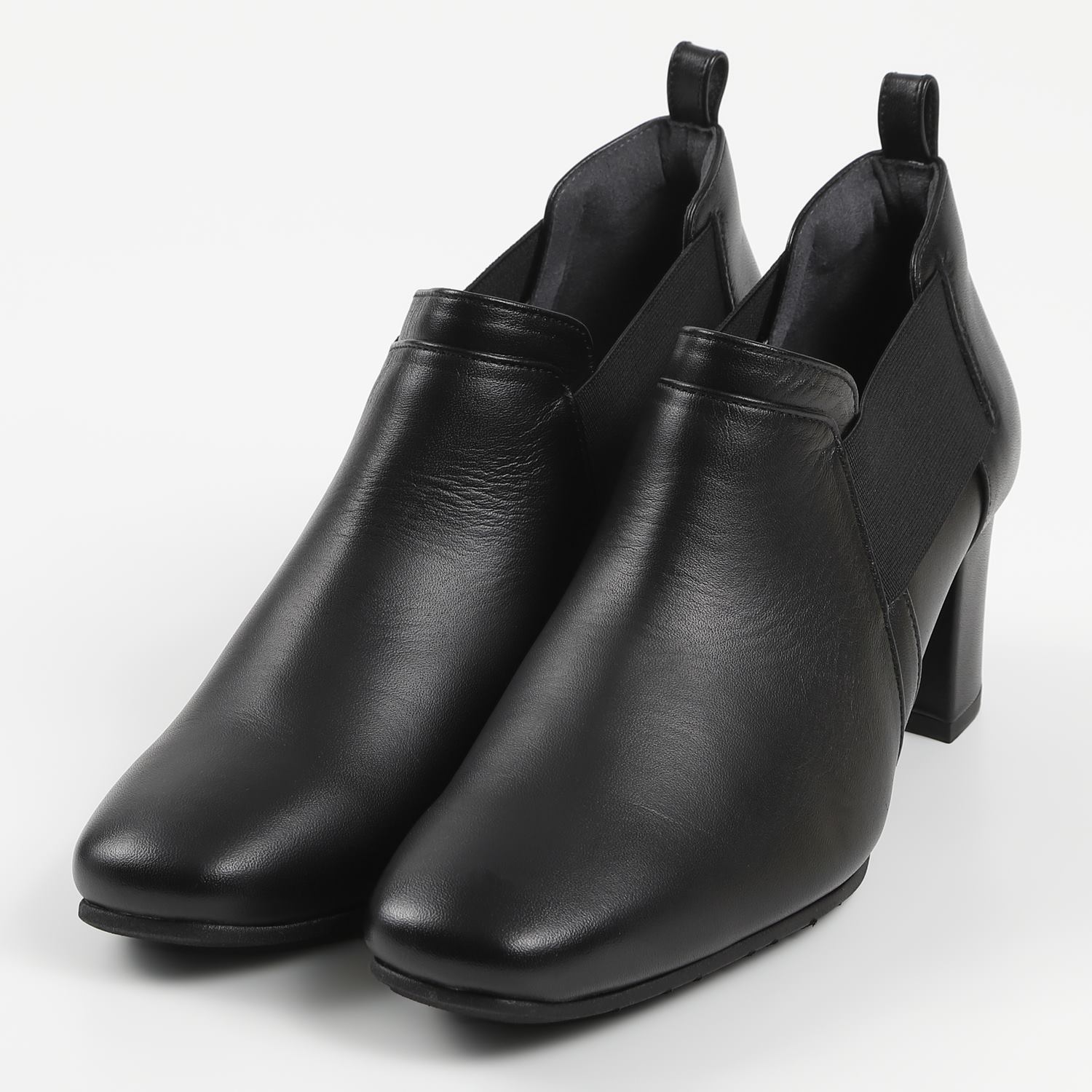 【OUTLET】With Width（ウィズウィズ）サイドゴアブーティ　ブラック