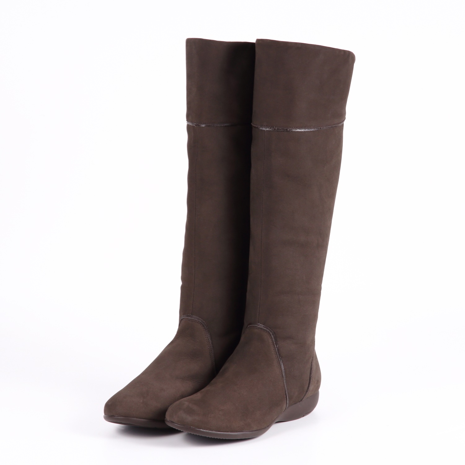 【OUTLET】VITA NOVA（ヴィタノヴァ）ロングブーツ チョコヌバック