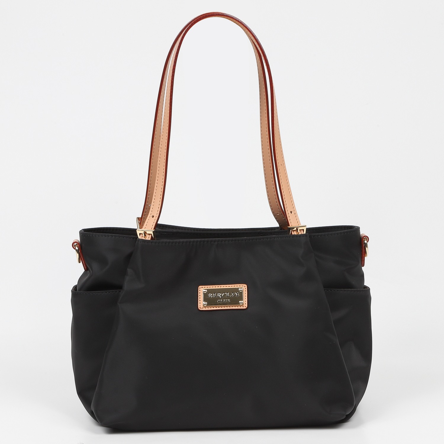 BARCLAY CLUB（バークレークラブ）PVCトートバッグ　ブラック