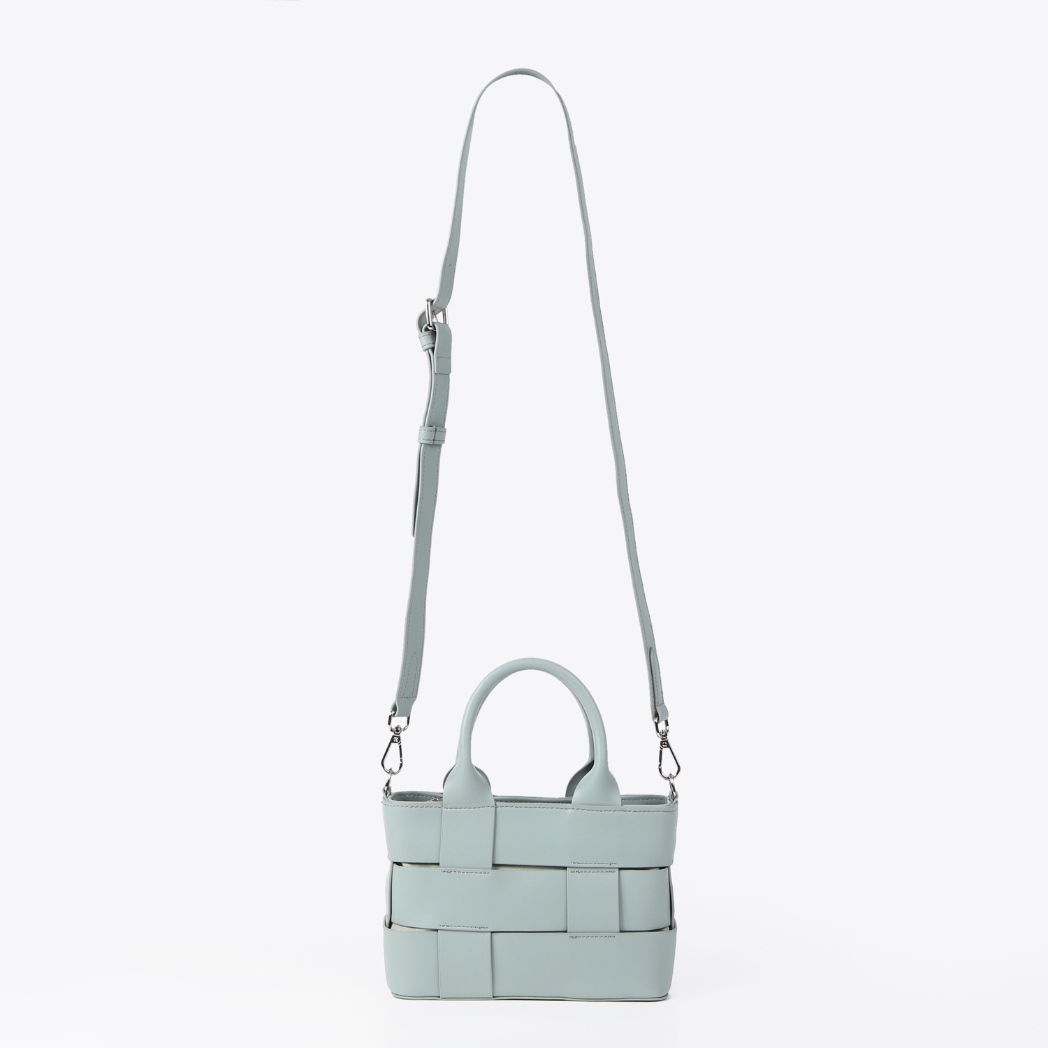 【OUTLET】BARCLAY CLUB（バークレークラブ）編み込みミニバッグ　グリーン