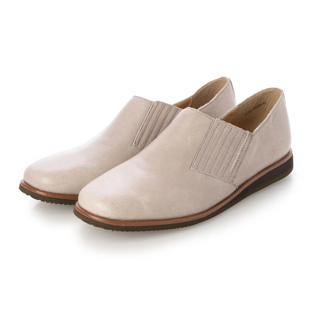 【OUTLET】KISCO（キスコ）サイドエラスティックスリッポン　グレージュ