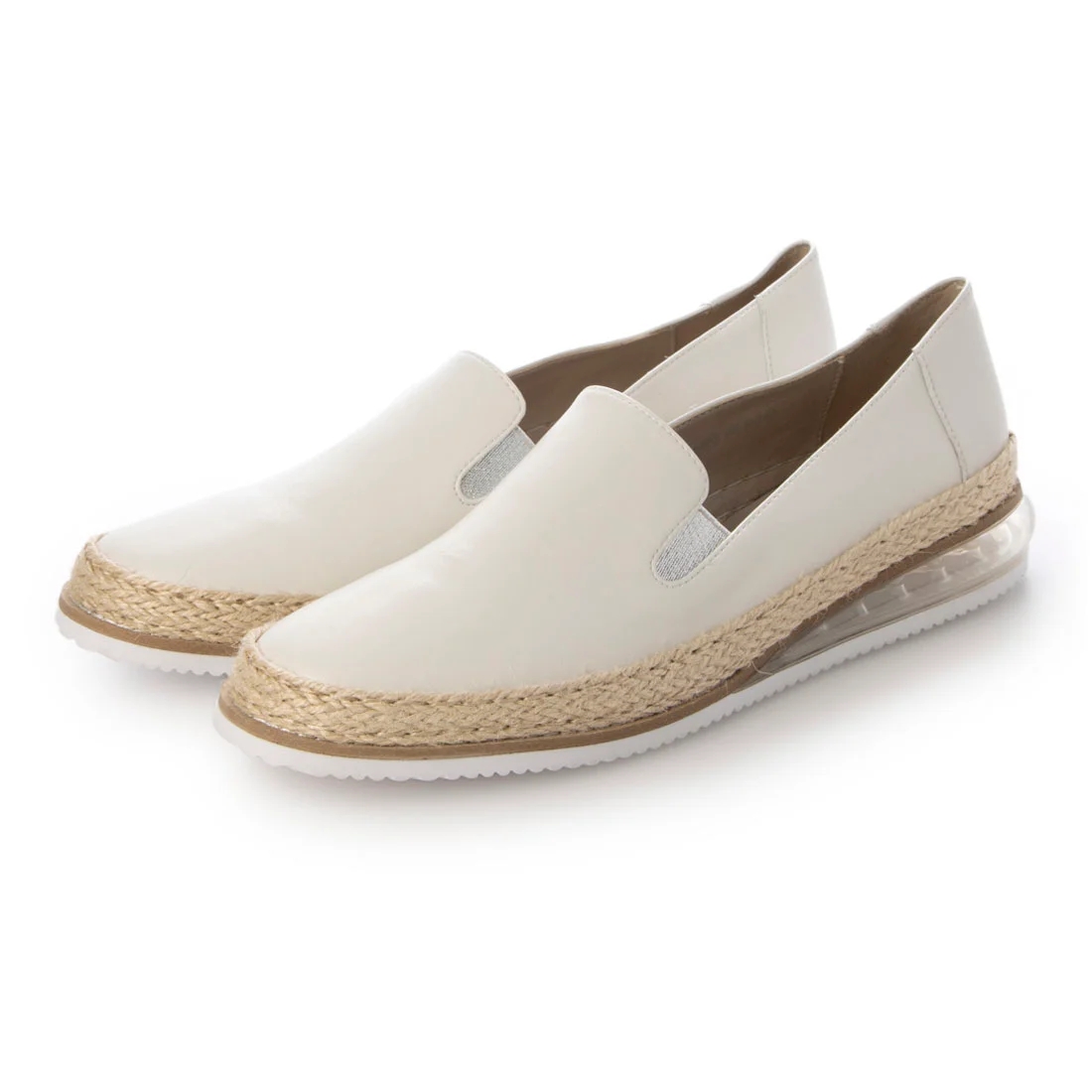 【OUTLET】KISCO（キスコ）エアヒールスリッポン　アイボリー