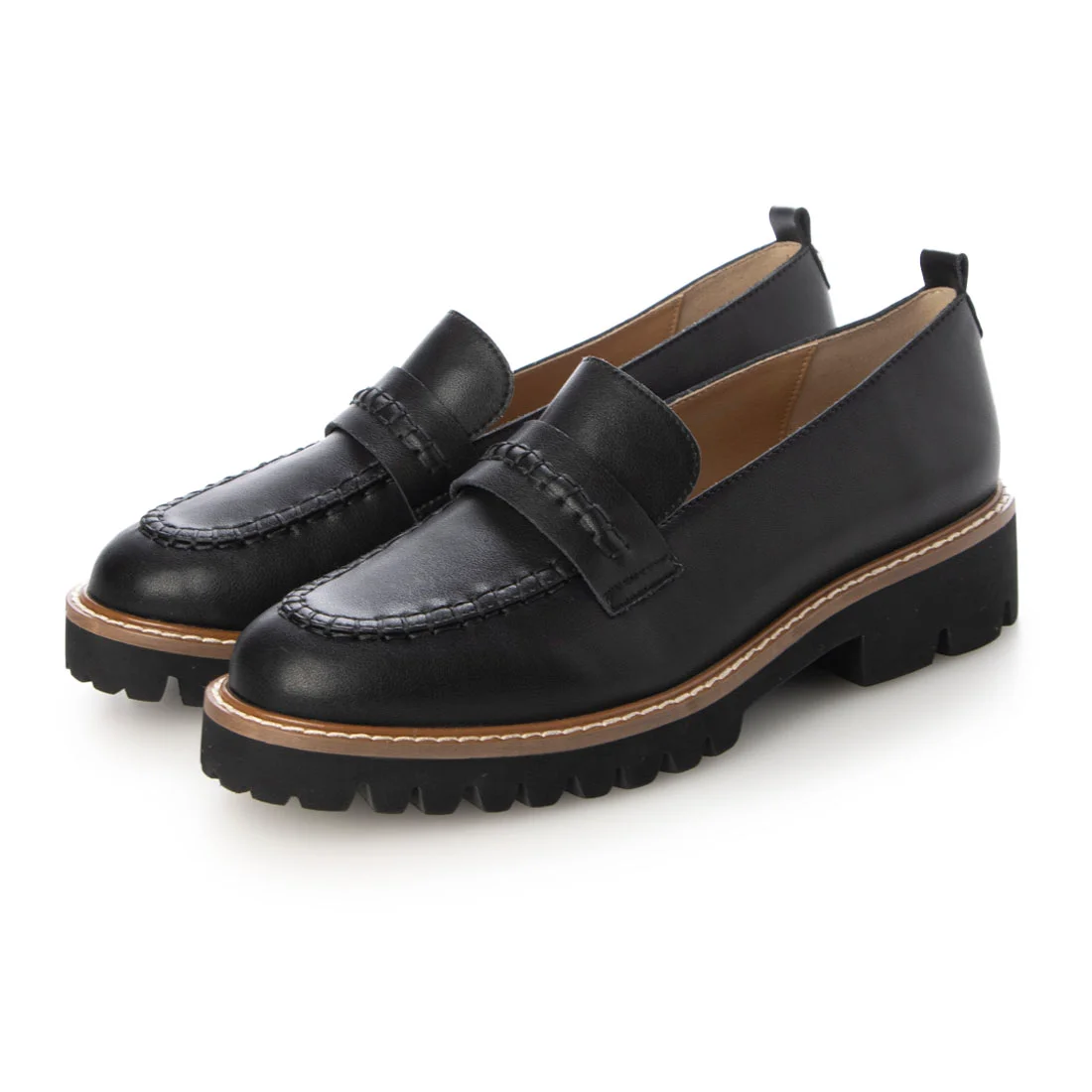 KISCO（キスコ）ステッチワークボリュームソールローファー