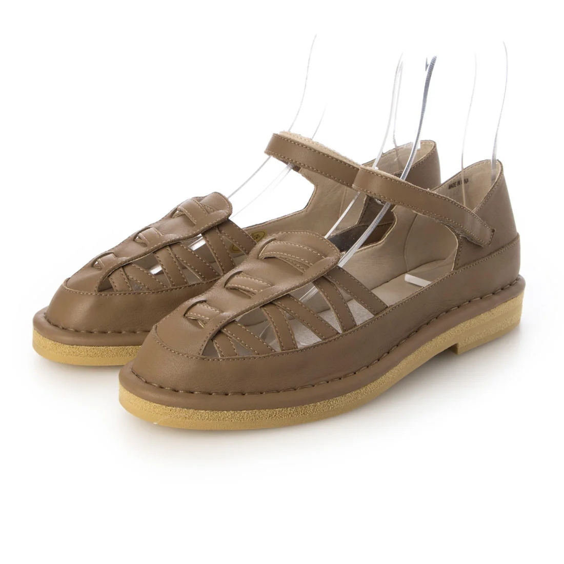 【OUTLET】KISCO（キスコ）グルカネックストラップシューズ　モカ