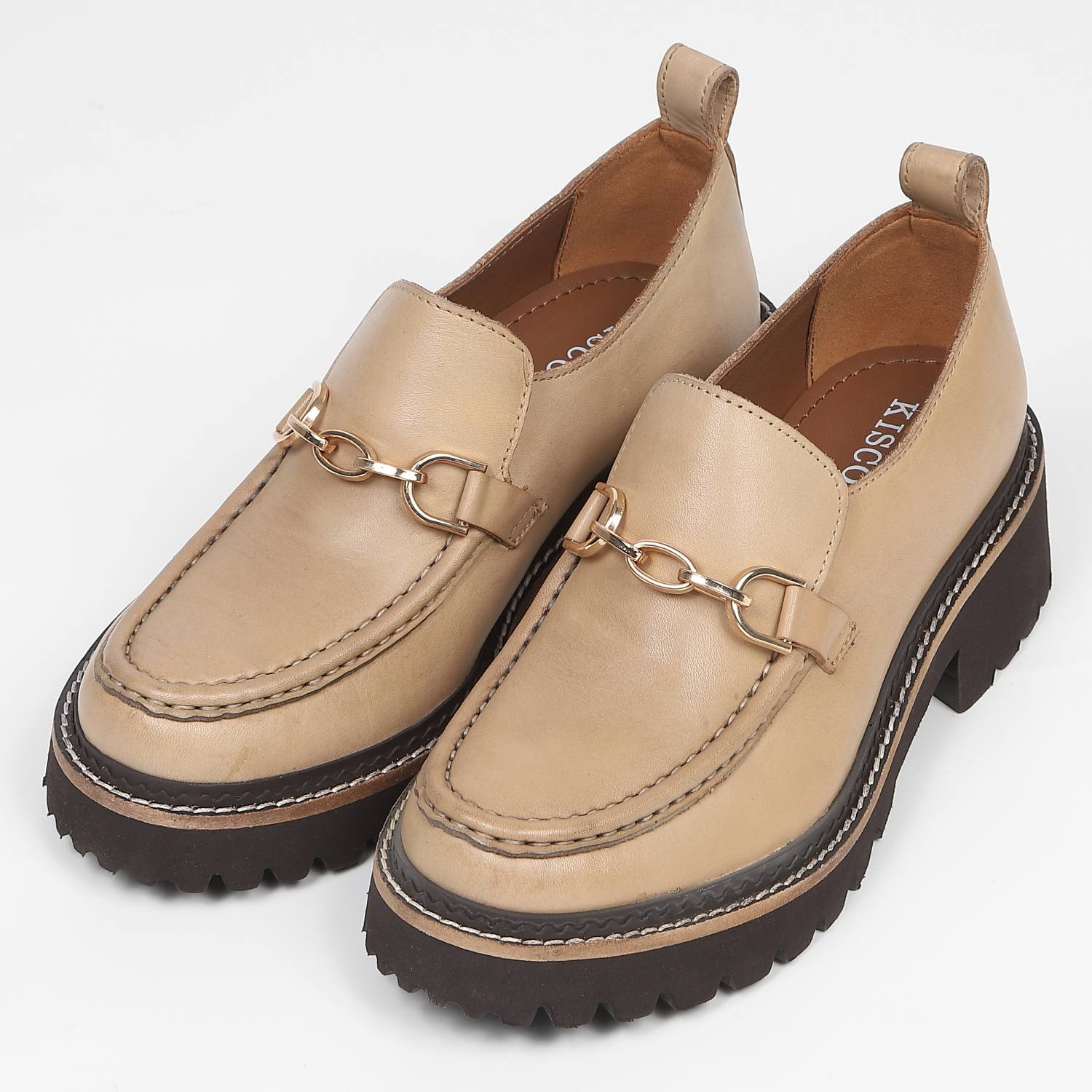 KISCO（キスコ）トラックソールビットローファー　オーク