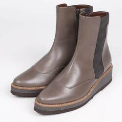 BARCLAY（バークレー）厚底ショートブーツ ブラックコンビ｜BARCLAY