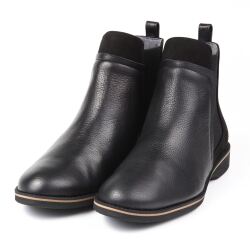 【関税込み】Bally グレー＆ブラック カラーブロック フーディ BARCLAY（バークレー）異素材コンビブーティー ブラック