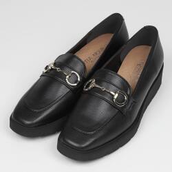 VITA NOVA（ヴィタノヴァ）リボン付カッターパンプス ダークシルバー