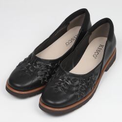 BARCLAY（バークレー）レースアップパンプス ブラック｜BARCLAY