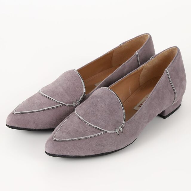 【OUTLET】BARCLAY（バークレー）デザインプレーンカッターシューズ　パープルシルキー
