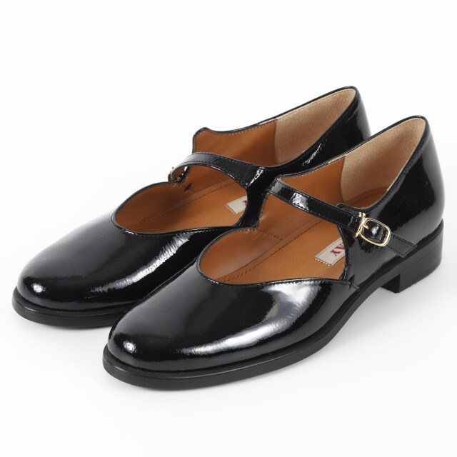 OUTLET】BARCLAY（バークレー）ストラッププレーンパンプス ブラック 