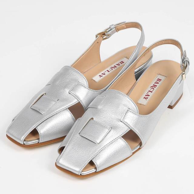 【OUTLET】BARCLAY（バークレー）バックバンドグルカサンダル　シルバー
