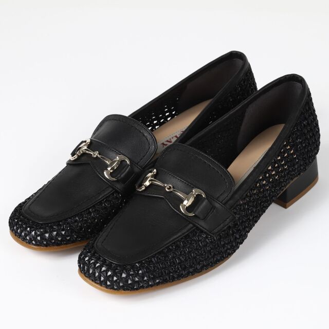 BARCLAY(バークレー)メッシュローファ ブラックファブリック