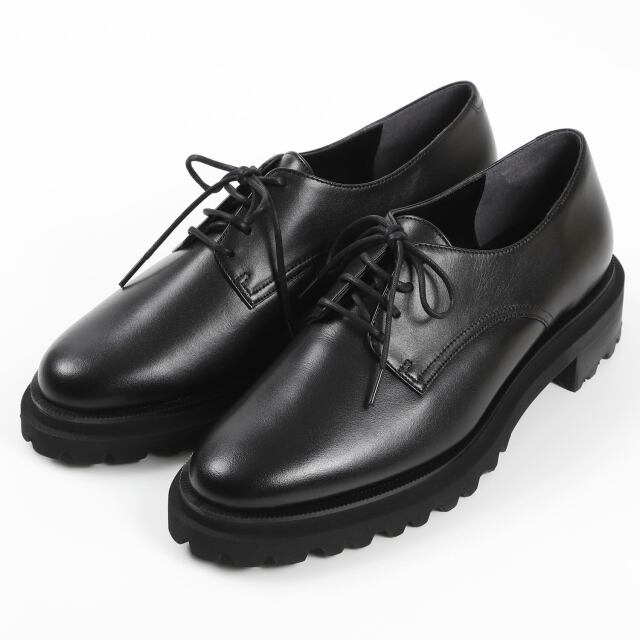 【OUTLET】BARCLAY（バークレー）ボリュームソールレースアップシューズ　ブラック