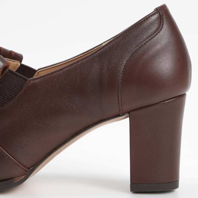 OUTLET】BARCLAY（バークレー）タッセルヒールパンプス ダーク