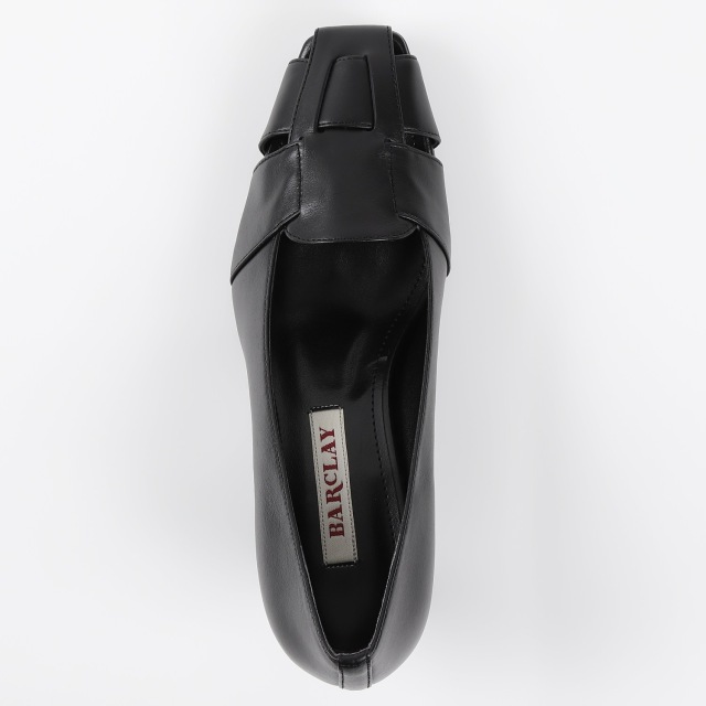 OUTLET】BARCLAY（バークレー）グルカテイストパンプス ブラック
