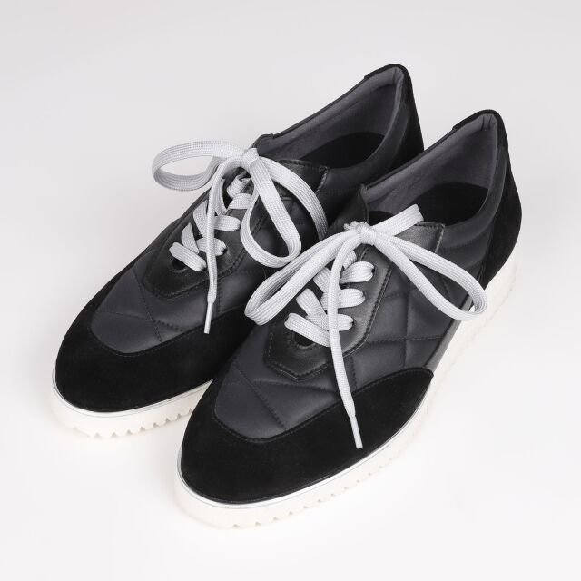 【OUTLET】BARCLAY（バークレー）パディングスニーカー　ブラック