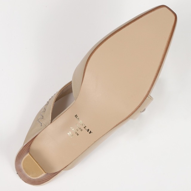 BARCLAY（バークレー）斜めベルトミュール ベージュ｜BARCLAY