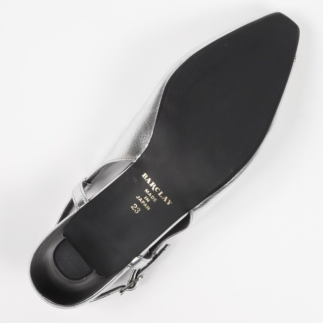 BARCLAY（バークレー）モカシンバックバンドシューズ シルバー