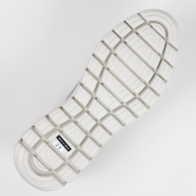 BARCLAY（バークレー）パイロンソールパンチングスリッポン シルバー