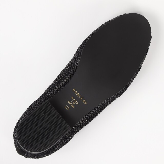 【関税込み】Burberry ブラック メッシュ バレエシューズ BARCLAY（バークレー）メッシュ編みバレエシューズ ブラック