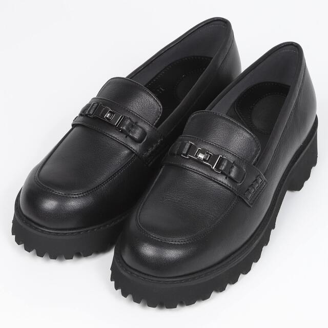 BARCLAY（バークレー）ボリュームソールローファー　ブラック