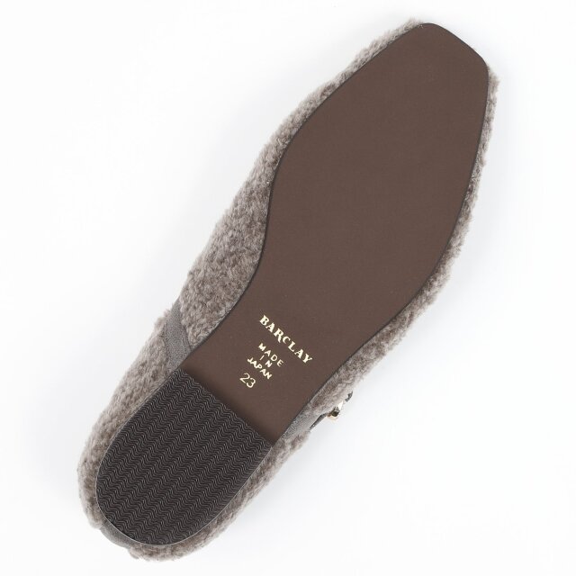 メリー BARCLAY（バークレー）メリージェーンボアパンプス グレージュ