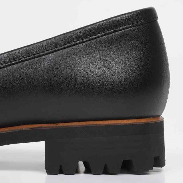 BARCLAY（バークレー）ビット厚底ローファー ブラック｜BARCLAY