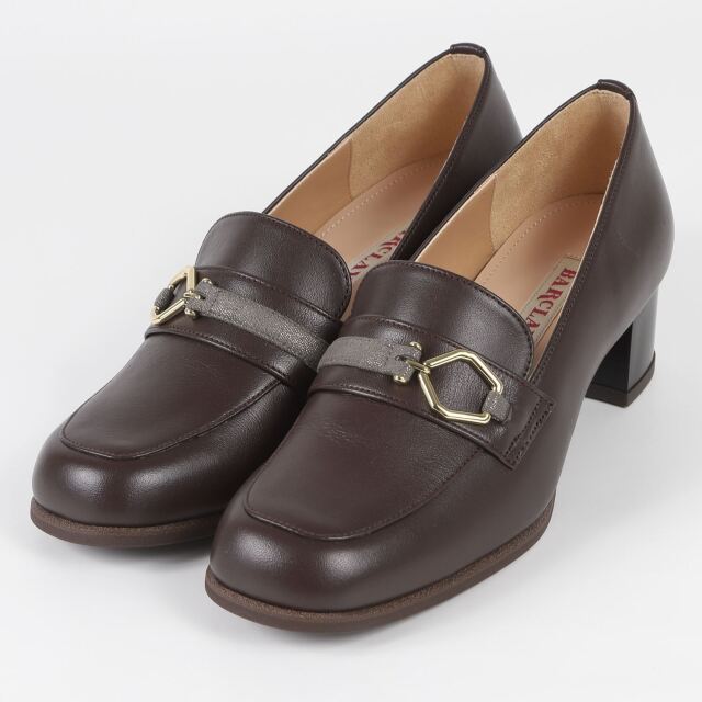 BARCLAY（バークレー）4.5cmヒールアップローファー　チョコ
