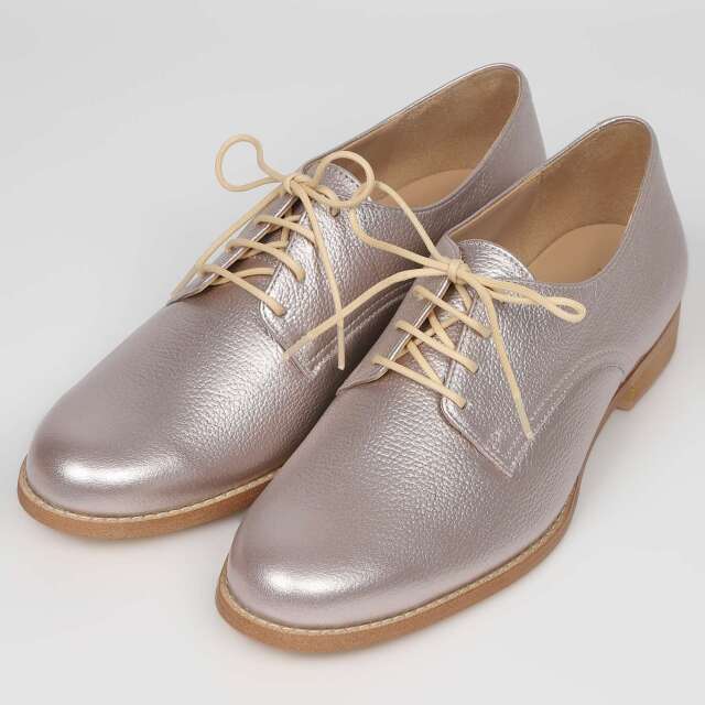 BARCLAY（バークレー）レースアップシューズ　ピンクゴールド