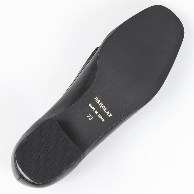 BARCLAY（バークレー）シンプルモカシンパンプス ブラック｜BARCLAY