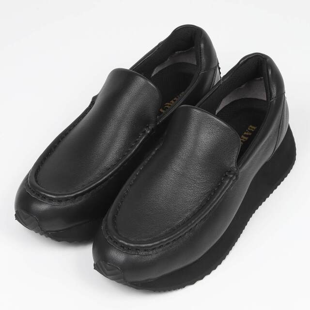 BARCLAY（バークレー）ボリュームスリッポンスニーカー　ブラック