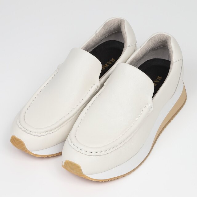 BARCLAY（バークレー）ボリュームスリッポンスニーカー　ホワイト