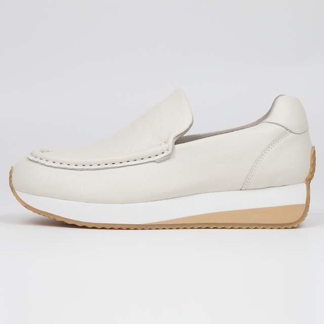 BARCLAY（バークレー）ボリュームスリッポンスニーカー ホワイト