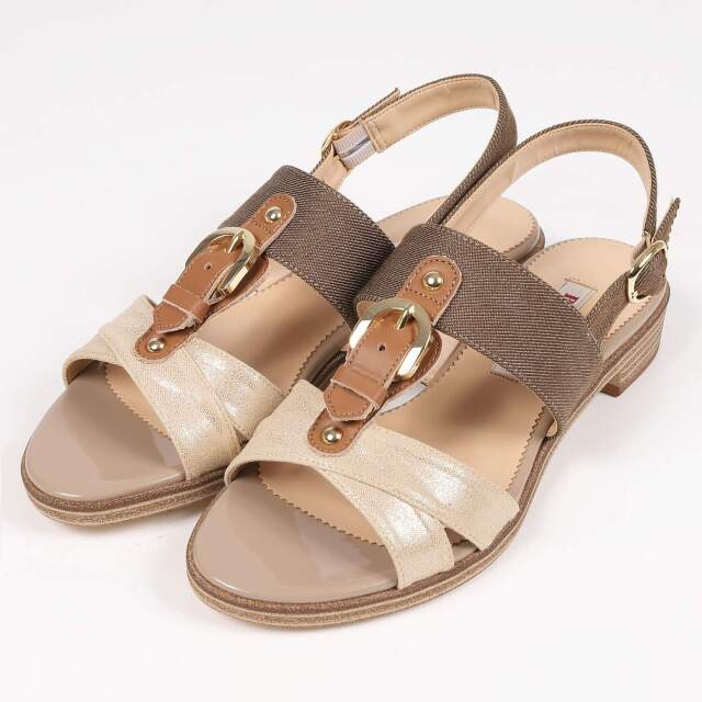 OUTLET】BARCLAY（バークレー） 厚底ビットサンダル ブラック