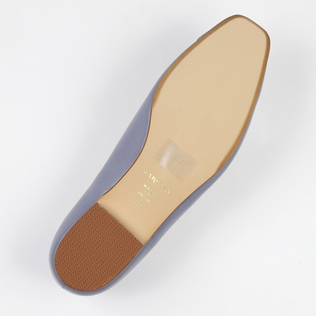 BARCLAY（バークレー）アウトステッチVカットシューズ スカイブルー