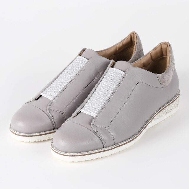 【OUTLET】BARCLAY（バークレー） スニーカー ライトグレー