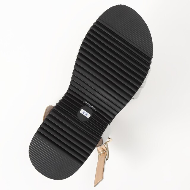 OUTLET】BARCLAY（バークレー） 厚底ビットサンダル アイボリー