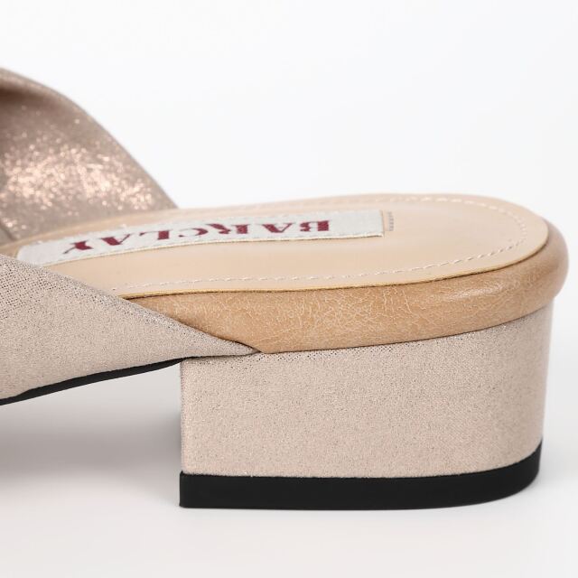 PELLICO ピンクベージュ オープントゥ フラットシューズ 6時間限定価格！ PELLICO ピンクベージュ オープントゥ フラットシューズ 6時間