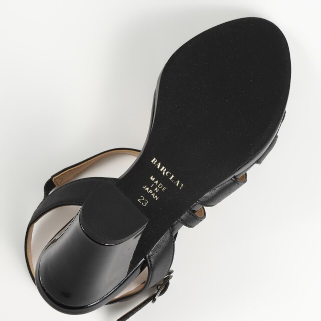 OUTLET】BARCLAY（バークレー）レディサンダル ブラック