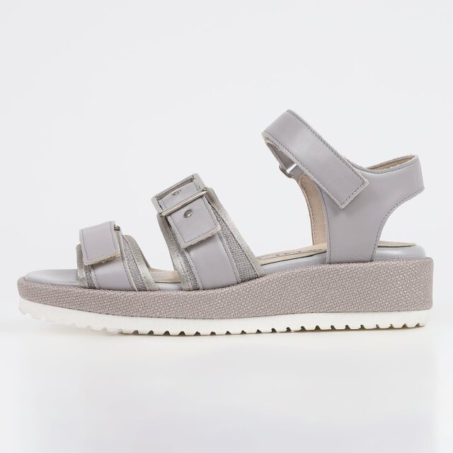 BARCLAY（バークレー）2連ベルトスポーツサンダル グレー