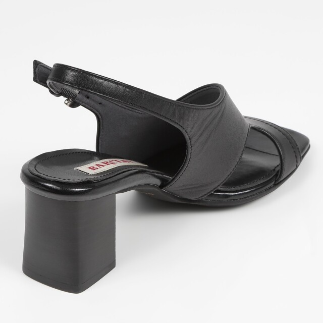 BARCLAY（バークレー）6cmストレートヒールサンダル ブラック｜BARCLAY