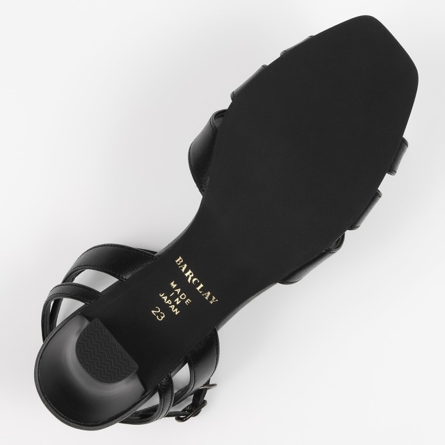 網　サンダル　新品　ブラック　37cm ジェニュインズ（GENUINS）（レディース）スポーツサンダル TIKA