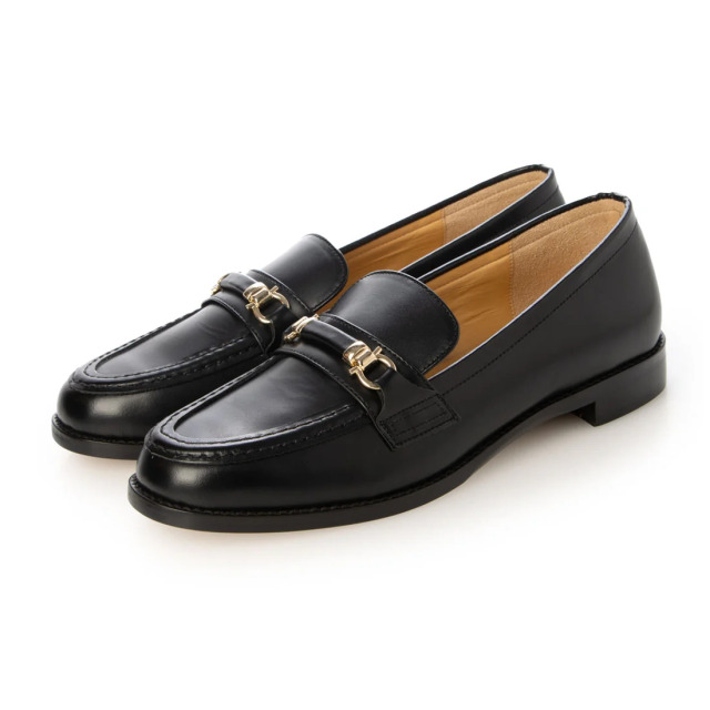 【OUTLET】PRIXD'OR（プリドール）デザインビット付き ローファー 　ブラック