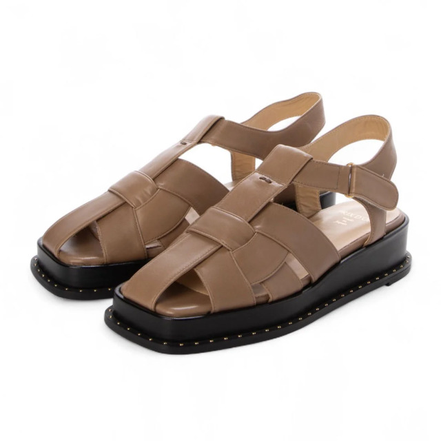 【OUTLET】PRIXD'OR（プリドール）厚底グルカサンダル　オーク