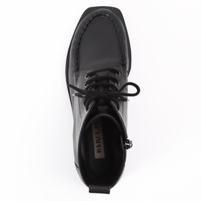BARCLAY/タンクソールレースアップトラッドシューズ/size23.5/黒 バークレー BARCLAY タンクソール レースアップ トラッド