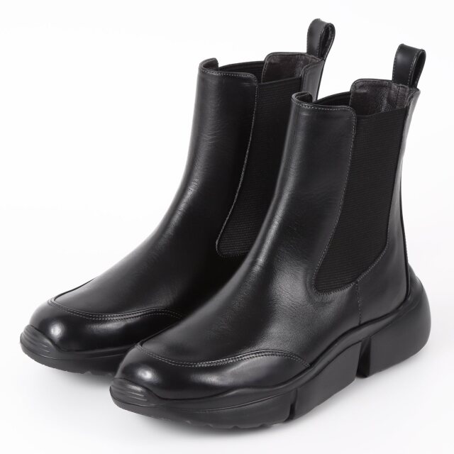 【OUTLET】BARCLAY（バークレー）マニッシュショートブーツ ブラック