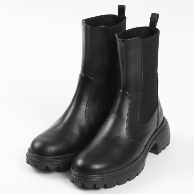 【OUTLET】BARCLAY（バークレー）パイロンソールサイドゴアブーツ ブラック