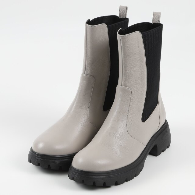 BARCLAY（バークレー）パイロンソールサイドゴアブーツ ライトグレー